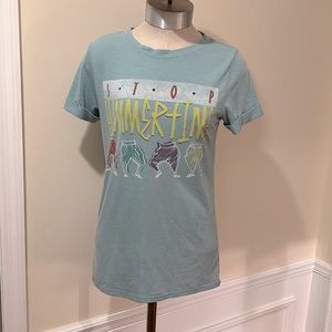 LYRIC Culture Green Cuffed Sleeve Hammertime Graphic Tee M